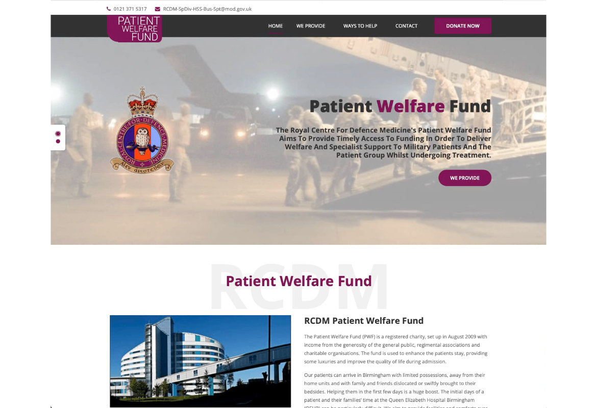 RCDM Patient Welfare Fund (Royal Centre for Defence Medicine)
